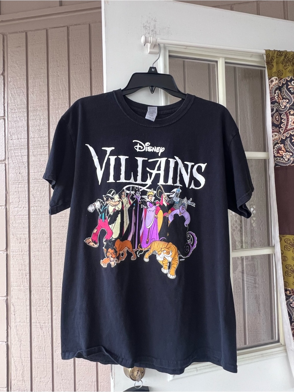 Black Disney Villains Graphic Tee - Large